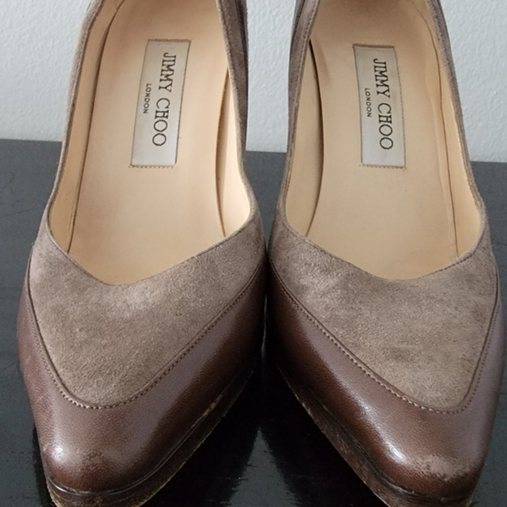 Jimmy Choo Brown suede/leather Sandals - Picture 2 of 9